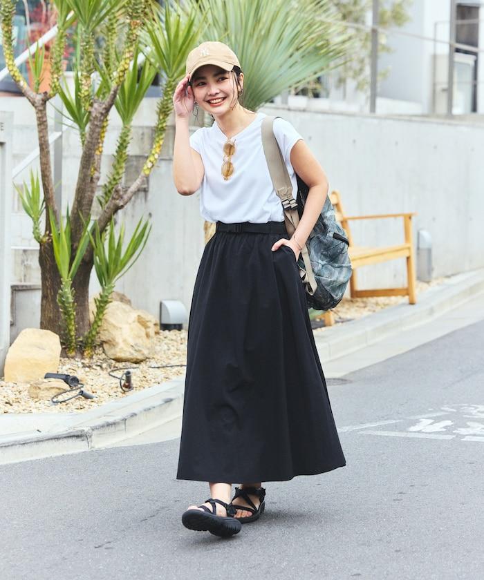 聯名 UV防曬 T恤半身裙套裝