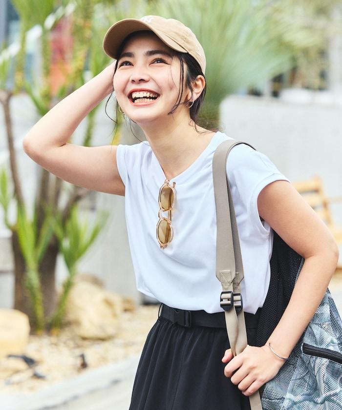 聯名 UV防曬 T恤半身裙套裝