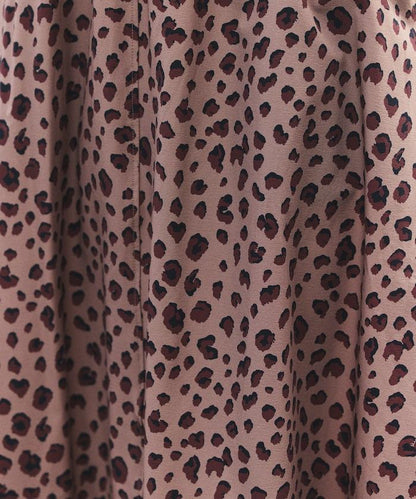 聯名 UV防護 牛仔風 豹紋 T恤半身裙套裝