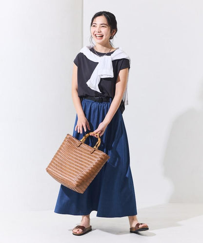 聯名 UV防護 牛仔風 豹紋 T恤半身裙套裝