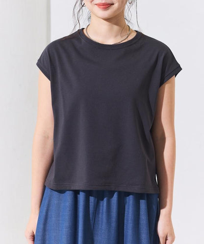 聯名 UV防護 牛仔風 豹紋 T恤半身裙套裝