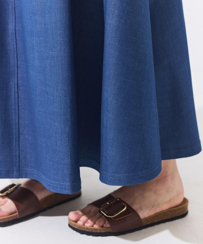 聯名 UV防護 牛仔風 豹紋 T恤半身裙套裝