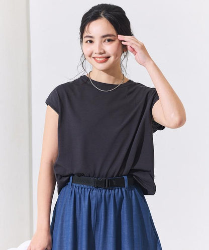 聯名 UV防護 牛仔風 豹紋 T恤半身裙套裝