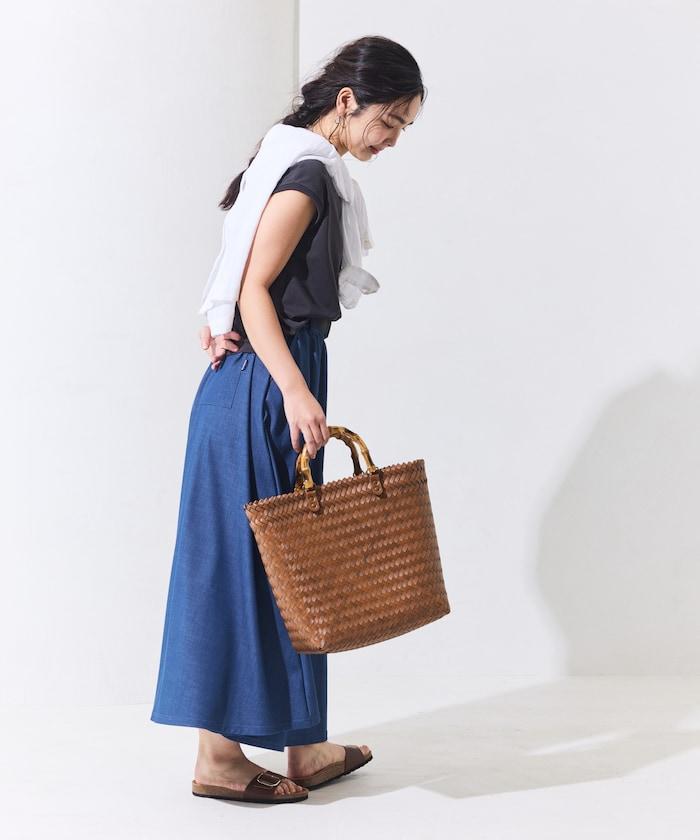 聯名 UV防護 牛仔風 豹紋 T恤半身裙套裝