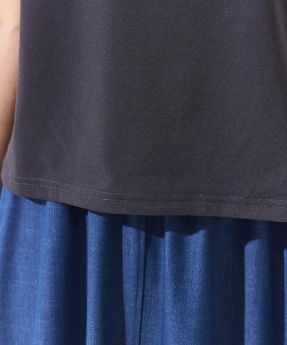 聯名 UV防護 牛仔風 豹紋 T恤半身裙套裝