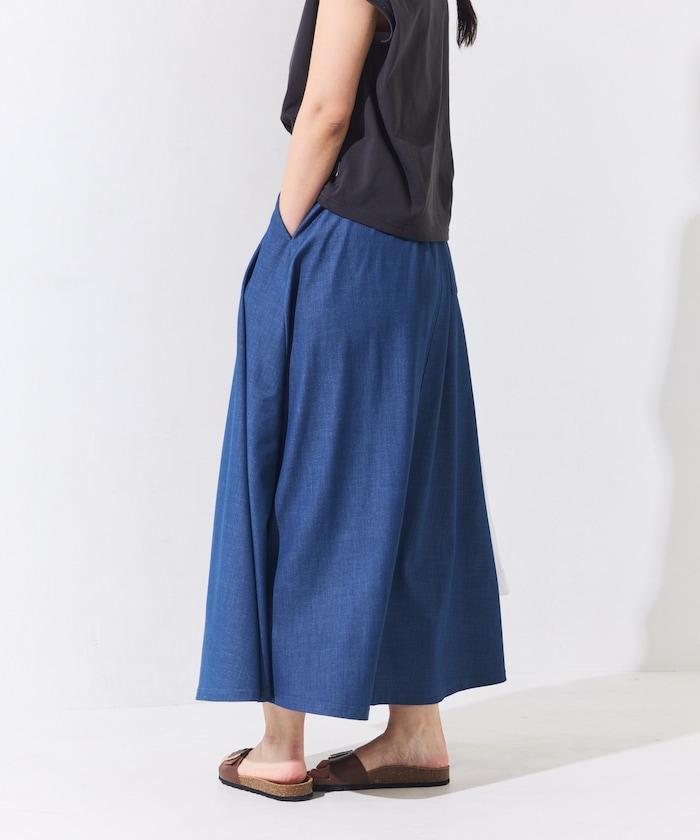 聯名 UV防護 牛仔風 豹紋 T恤半身裙套裝