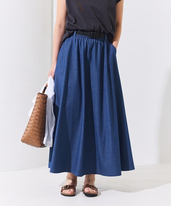 聯名 UV防護 牛仔風 豹紋 T恤半身裙套裝