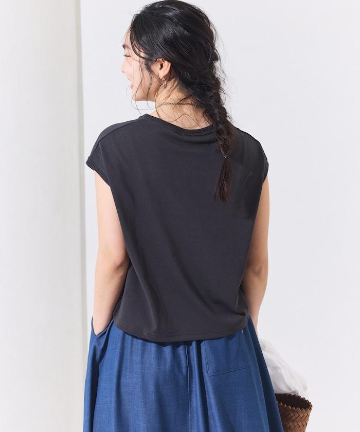 聯名 UV防護 牛仔風 豹紋 T恤半身裙套裝