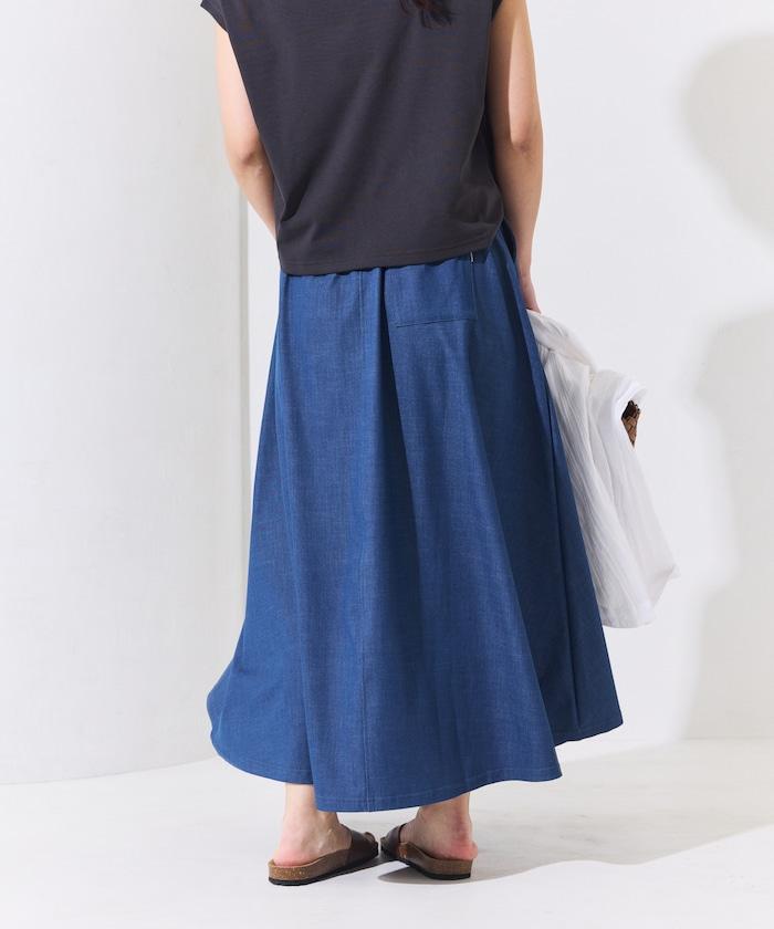 聯名 UV防護 牛仔風 豹紋 T恤半身裙套裝