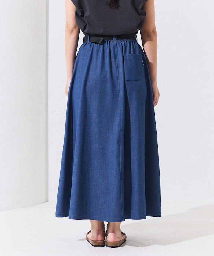 聯名 UV防護 牛仔風 豹紋 T恤半身裙套裝