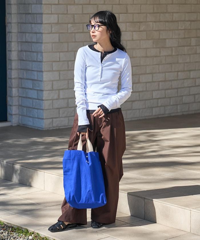 棉莫代爾 亨利領 疊穿 長袖T恤 組合款