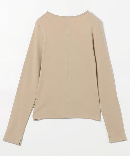 棉莫代爾 亨利領 疊穿 長袖T恤 組合款