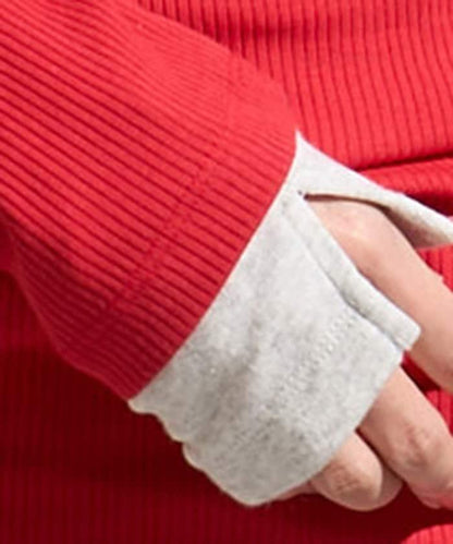 棉莫代爾 亨利領 疊穿 長袖T恤 組合款