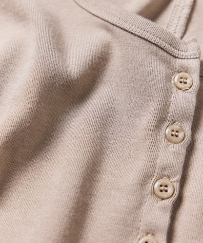 棉莫代爾 亨利領 疊穿 長袖T恤 組合款