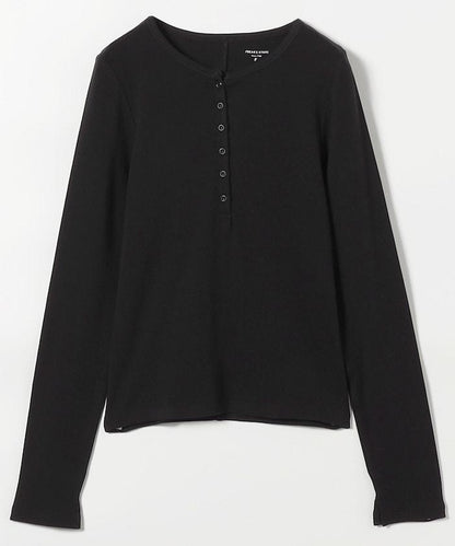 棉莫代爾 亨利領 疊穿 長袖T恤 組合款