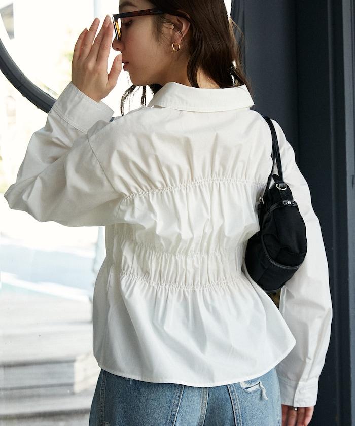 抽褶設計 襯衫上衣