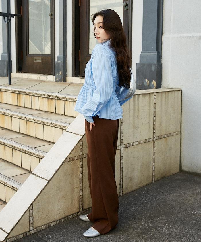 抽褶設計 襯衫上衣