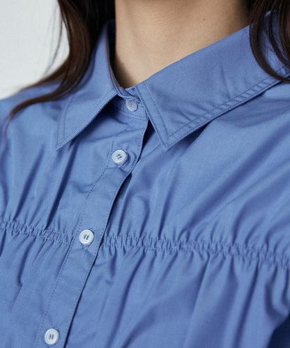 抽褶設計 襯衫上衣