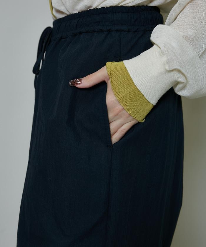 2WAY可拆卸圍裹設計 尼龍褲