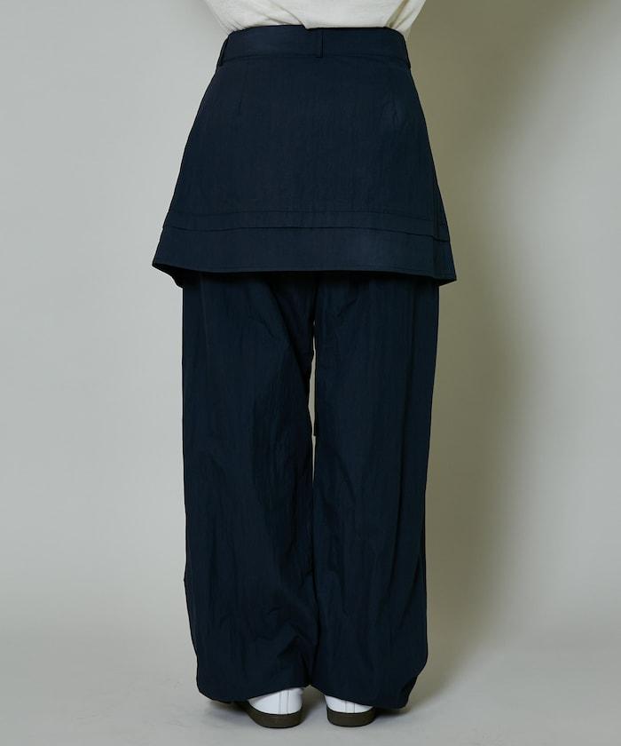 2WAY可拆卸圍裹設計 尼龍褲