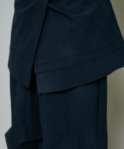 2WAY可拆卸圍裹設計 尼龍褲