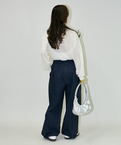 2WAY可拆卸圍裹設計 尼龍褲