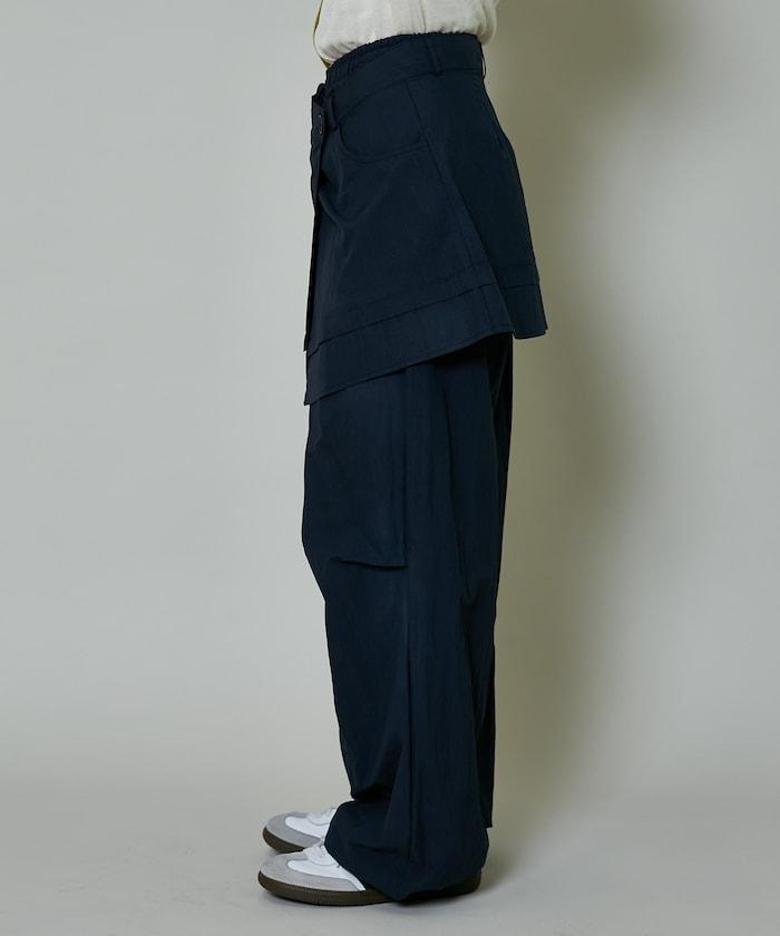 2WAY可拆卸圍裹設計 尼龍褲