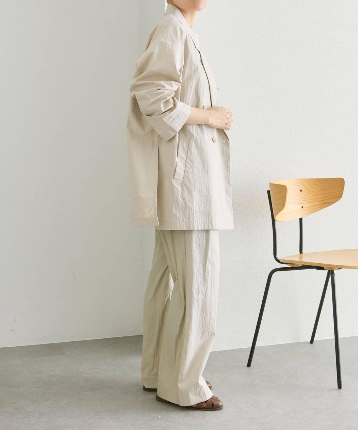 側開叉 雙排扣 SUM1 STYLE 西裝外套