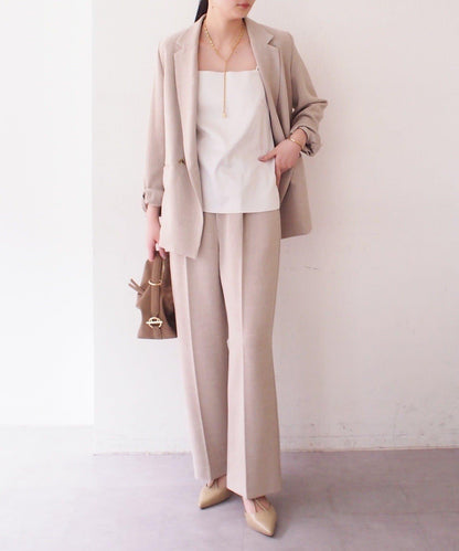 Atelier N5/アトリエヌメロサンク 緞面吊帶背心