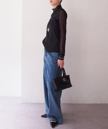 Atelier N5/アトリエヌメロサンク 緞面吊帶背心