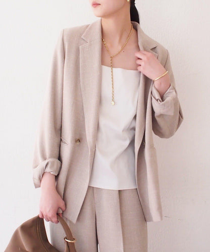 Atelier N5/アトリエヌメロサンク 緞面吊帶背心