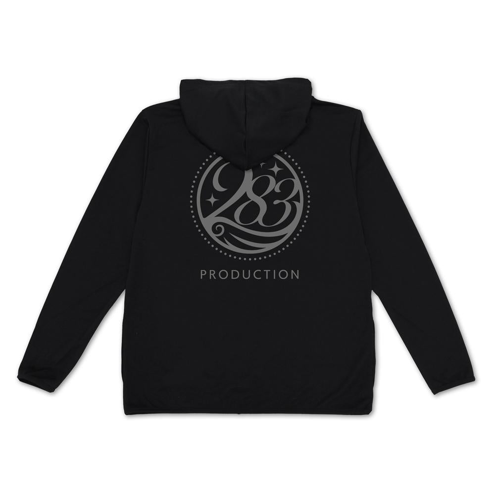 アイドルマスター シャイニーカラーズ（偶像大師 閃耀色彩） 283プロダクション 薄款速干連帽外套 BLACK Lサイズ