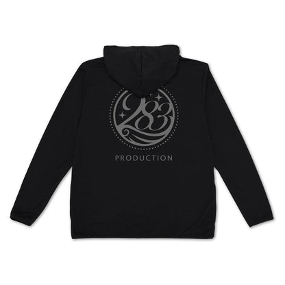 アイドルマスター シャイニーカラーズ（偶像大師 閃耀色彩） 283プロダクション 薄款速干連帽外套 BLACK Lサイズ