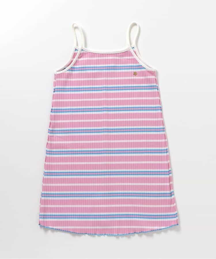 荷葉邊羅紋連衣裙