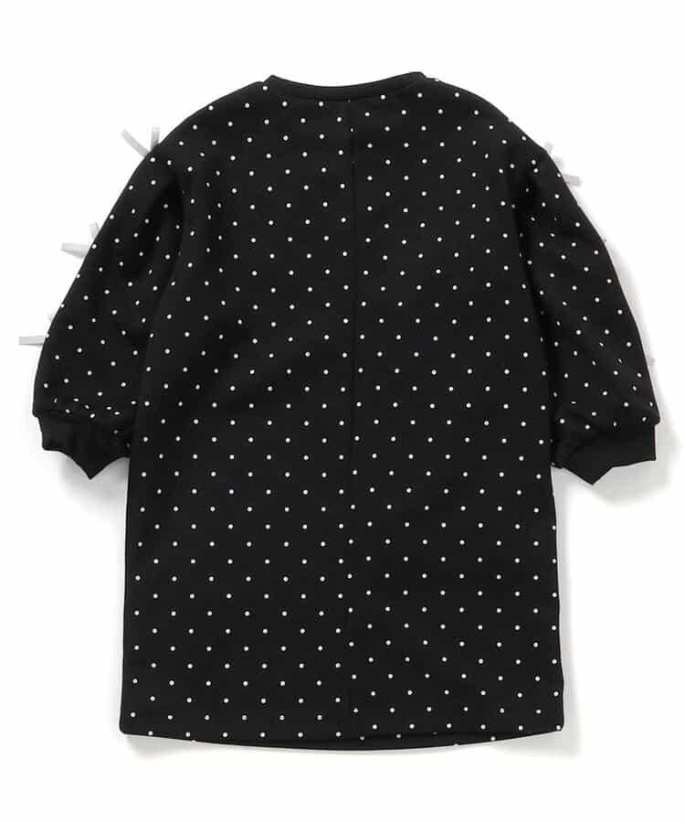 袖部蝴蝶結連衣裙