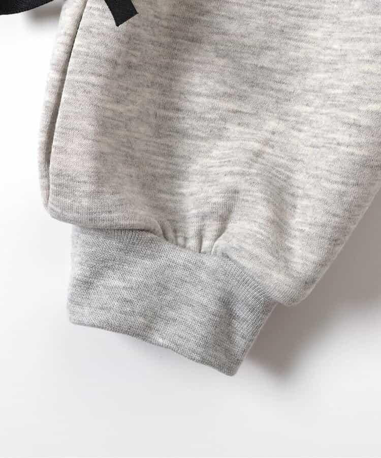 袖部蝴蝶結連衣裙