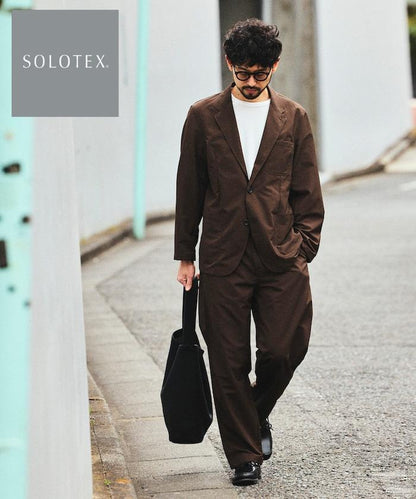 SOLOTEX 夏季牛津紡 2扣設計 成套款 西裝外套
