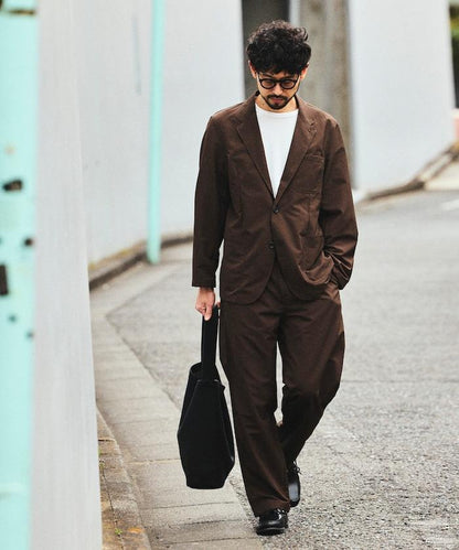 SOLOTEX 夏季牛津紡 2扣設計 成套款 西裝外套