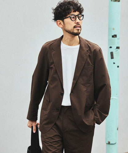 SOLOTEX 夏季牛津紡 2扣設計 成套款 西裝外套