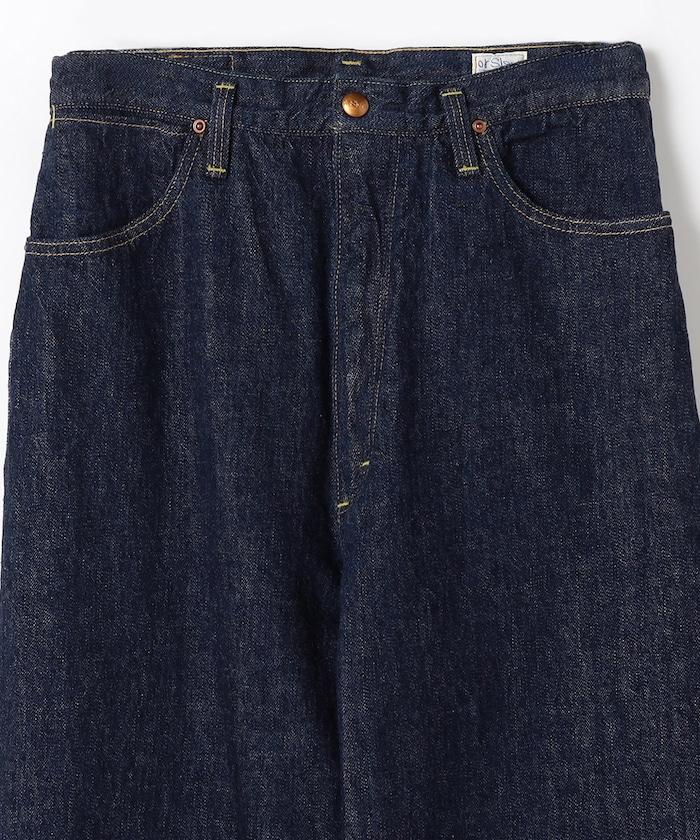 高腰 Selvedge Denim 直筒牛仔褲