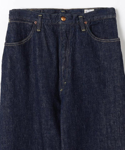 高腰 Selvedge Denim 直筒牛仔褲