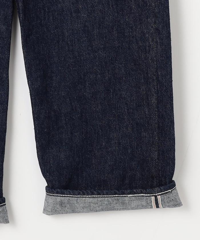 高腰 Selvedge Denim 直筒牛仔褲