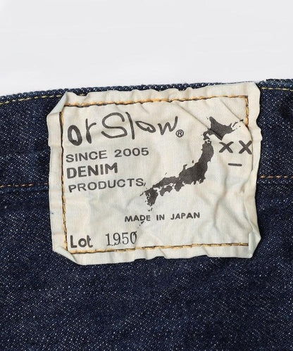 高腰 Selvedge Denim 直筒牛仔褲