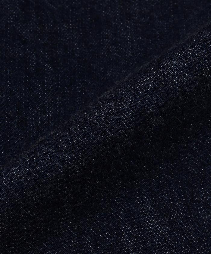 高腰 Selvedge Denim 直筒牛仔褲