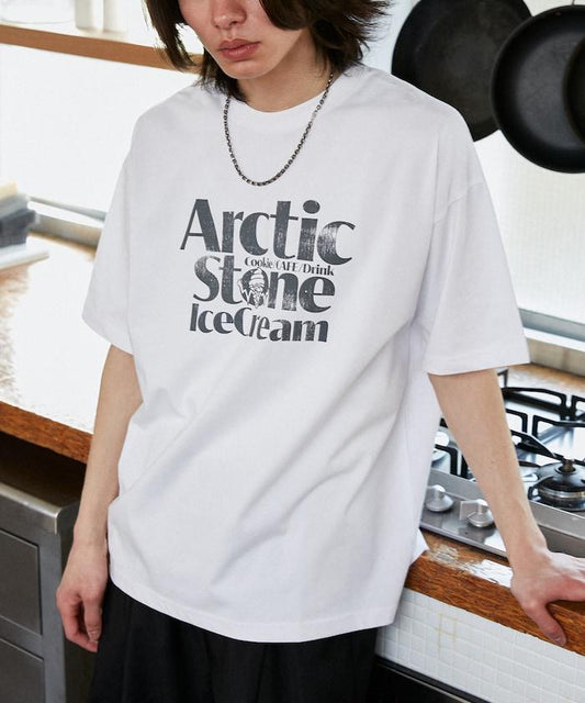 LOVE POP STUDIO ICE CREAM SHOP 標誌圖案 T恤