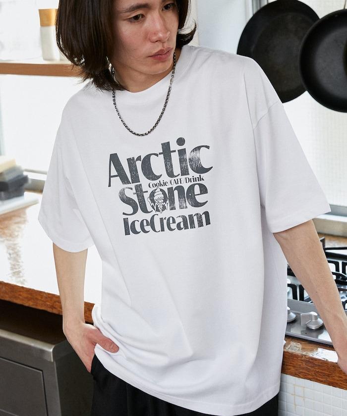 LOVE POP STUDIO ICE CREAM SHOP 標誌圖案 T恤