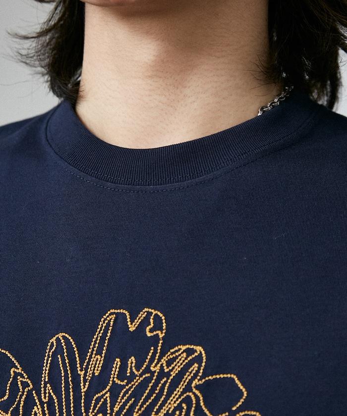 LOVE POP STUDIO 花卉刺繡T恤