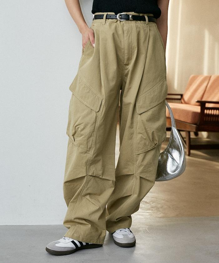 LOVE POP STUDIO 斜紋工裝褲