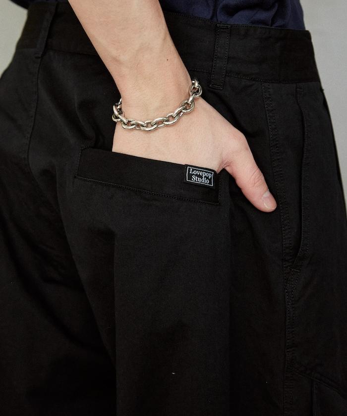 LOVE POP STUDIO 斜紋工裝褲