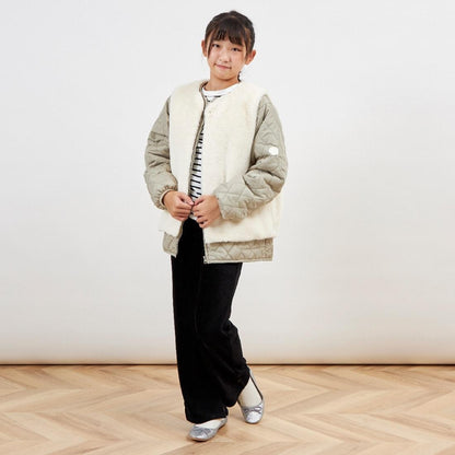 troislapins 絎縫夾克毛絨馬甲套裝